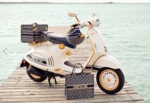 Skuter Ikonik Bergaya Elegan Lagi, Vespa 946 Christian Dior Vespa 946 Christian Dior