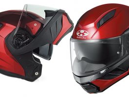 Helm Modular Ryuki dari Kabuto Bisa Full Face dan Open Face helm ryuki