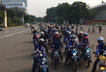 Satria F150 Club Gelar Sunmori Perdana, Tetap Patuhi Protokol Covid-19 sunmori ssfc