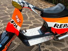 Keren! Ini Dia Tampilan Vespa Replika Repsol MotoGP, Karya De Vecchis vespa repsol