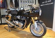 Triumph Thruxton Dibalut Kulit Buaya, Hanya Rilis 1 Unit triumph kulit buaya