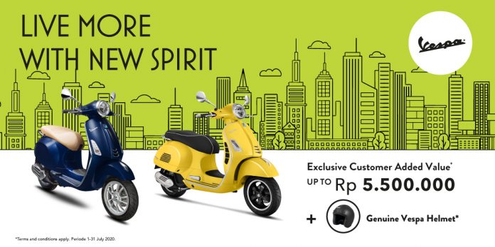 penawaran piaggio vespa juli