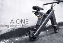 Coswheel A-One, Sepeda Listrik Lipat Pintar dari Hongkong Coswheel A-One