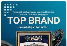 IRC Kembali Raih TOP Brand Award 2020, Berkat Hal ini IRC Top Brand Award
