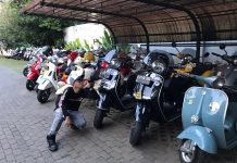 Riding Kemerdekaan GT Vespa