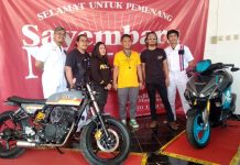 Dua Motor Modif Katros Garage Telah Jadi Hadiah Sayembara Ultah Nutens sayembara nutens