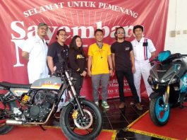 Dua Motor Modif Katros Garage Telah Jadi Hadiah Sayembara Ultah Nutens sayembara nutens
