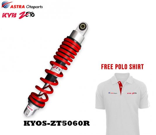Beli Shockabsorber KYB Zeto Langsung Dapat Poloshirt Keren Plus Diskon 15%