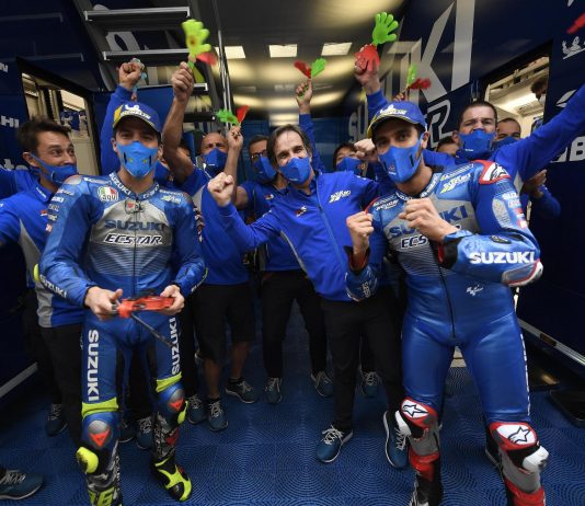 Ukir Sejarah Baru, Suzuki Kembali Podium Ganda dan Mir Pimpin Klasemen Suzuki Podium Ganda