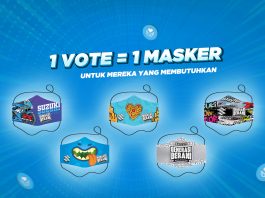 Suzuki Bikin Gerakan 1 Vote 1 Masker, Akan Didonasikan Kepada yang Membutuhkan 1 Vote 1 Masker