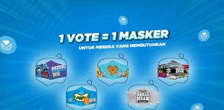 1 Vote 1 Masker