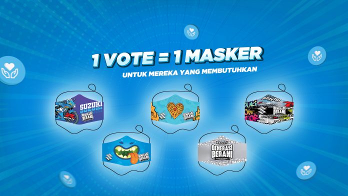 1 Vote 1 Masker