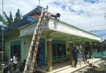 Anniversary Ke-4, SSFC Kediri Lakukan Aksi Sosial Bakti Mushola SSFC Kediri