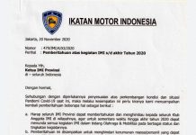 IMI Kembali Tegaskan Semua Event Balap Ditiadakan Sampai Akhir Tahun 2020 event balap ditiadakan