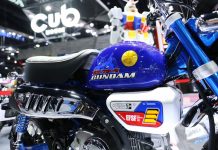 Lucu Nih, Honda Monkey Gundam Limited Edition Ada 2 Versi Honda Monkey Gundam