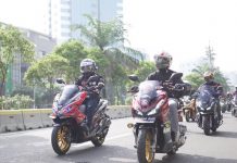 AHJ City Riding Sekitar Jakarta untuk Bangkitkan Semangat Lawan Corona AHJ City Riding