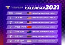 Kalender Sementara FIM Asia Road Racing Championship 2021, Ada 6 Putaran Kalender Sementara ARRC 2021