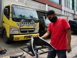 Yamaha Lexi Community Jakarta Ikuti Pelatihan Cat dari Diton Premium Pelatihan Pengecatan Diton