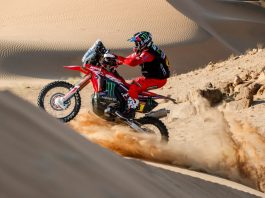 Honda CRF450 Rally Bikin Barreda Perkasa di Stage 2 Rally Dakar 2021 Stage 2 Rally Dakar