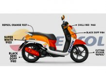 Padukan Warna ini dan Sulap Motor Jadi Ber-Livery Honda Repsol CBR 150 Diton Honda Repsol