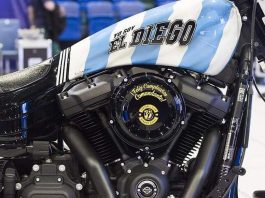 Begini Tampilan Harley-Davidson Fat Bob Kustom Warisan Maradona Custom Maradona