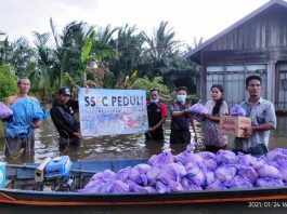 SSFC Pengda Banjarmasin Sampaikan Donasi Baksos ke Korban Banjir Bandang di Kalsel SSFC Pengda Banjarmasin