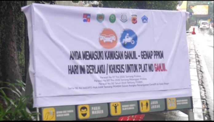 Sistem Ganjil-Genap Kota Bogor