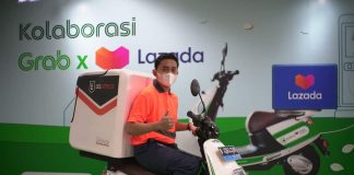 Kolaborasi Grab Lazada