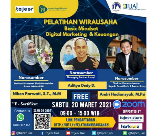 Member Bikers Dakwah dan Mahasiswa UAI Dapat Pelatihan Kewirausahaan Pelatihan Kewirausahaan Bikers Dakwah dan Mahasiswa UAI