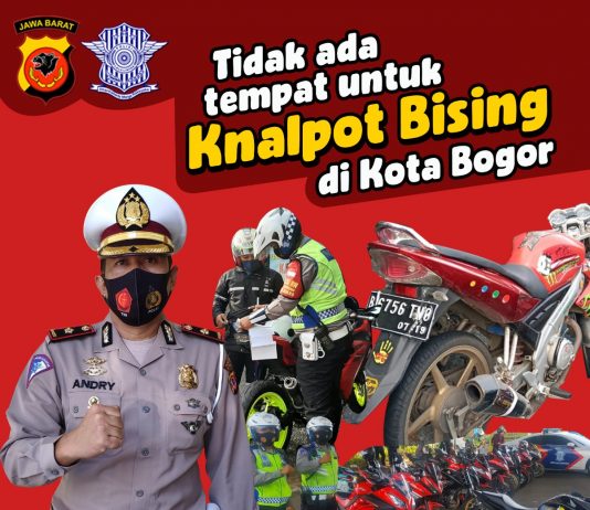 Polresta Bogor Bakal Razia Motor Berknalpot Bising, Segini Dendanya Polres Kota Bogor