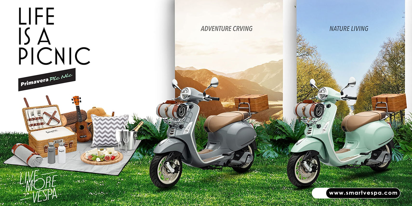 Vespa Primavera Picnic Limited Edition di Indonesia Dijual Rp 60 Jutaan