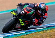 Tunggangi Aprilia RS-GP Baru, Ini Penampakan Dovizioso di Private Test Jerez Dovizioso Aprilia Private Test
