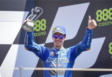 Meski Rins Crash, Suzuki Berhasil Klaim Podium Pertama Berkat Mir Podium Pertama Suzuki