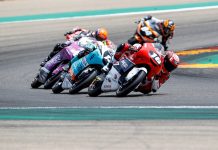 Ngerem Terlalu Dalam, Mario Terjatuh di Lap Akhir FIM CEV Moto3 Aragon Mario terjatuh