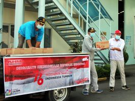 Astra Honda Motor Menyalurkan 1.100 Paket Merdeka Peduli Masyarakat Paket Bantuan AHM