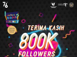 Raih 800K Followers, Kemenparekraf Bagikan Uang Jutaan Rupiah dan Merchandise Followers Kemenparekraf