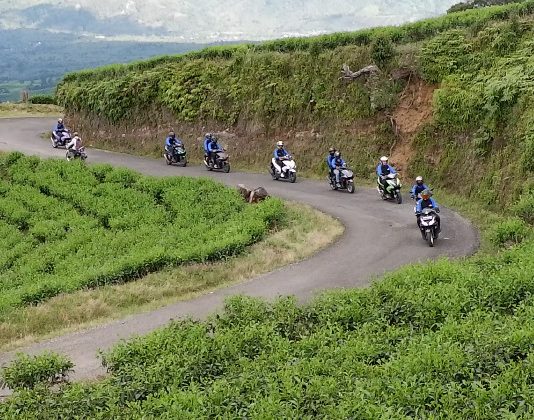 Komunitas Aerox Sumsel Menikmati Pesona PagarAlam di HUT RI ke-76 Komunitas Aerox Sumsel