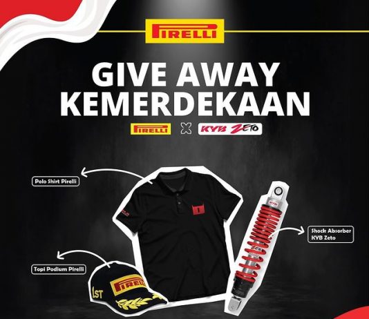 Giveaway Alert! Rayakan HUT RI, Pirelli dan KYB Bagikan Hadiah Menarik Giveaway Pirelli KYB