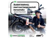 Tidak Khawatir Baret Halus, ini Tempat Cuci Motor Unik “Touchless Wash” Grass Indonesia Touchless Wash