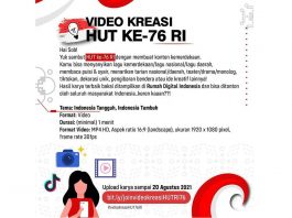 Konten Kreasi Kemerdekaan ke-76 Boleh Diekspresikan di Sini Kemenparekraf Kreasi Kemerdekaan