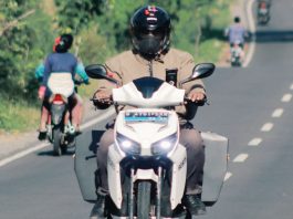 Solo Touring 3.000km Pakai Gesits, Begini Kang Maman Menyiasatinya Touring Jauh Pakai Gesits