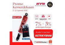 Beli Produk KYB dengan Promo Kemerdekaan, Bisa Dapat Diskon Plus Plus! Promo Kemerdekaan KYB