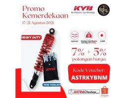 Beli Produk KYB dengan Promo Kemerdekaan, Bisa Dapat Diskon Plus Plus! Promo Kemerdekaan KYB