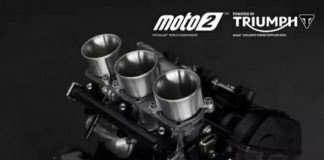 Mesin Triumph Moto2 Diperpanjang