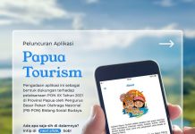 Dukung PON XX Papua 2021, Kemenparekraf Perkenalkan Aplikasi “Papua Tourism” Aplikasi Papua Tourism