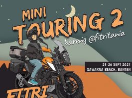 Asyik! Lady Biker Fitri Tania Kembali Gelar Mini Touring Bareng Followers Mini Touring Fitri Tania