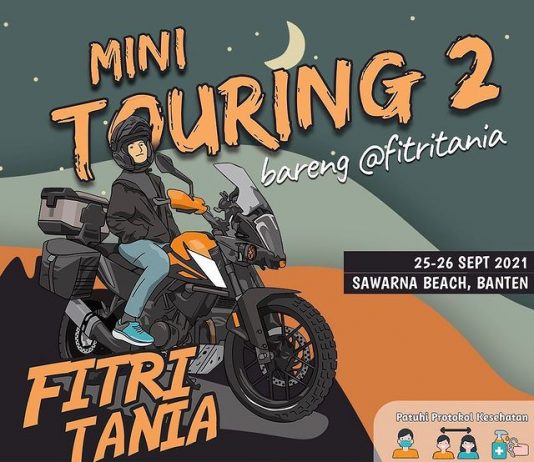Asyik! Lady Biker Fitri Tania Kembali Gelar Mini Touring Bareng Followers Mini Touring Fitri Tania