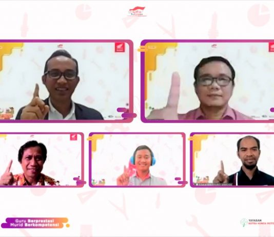 Guru SMK Paling Kreatif dalam Mengajar Online 2021 Diraih Guru Binaan AHM ini Guru SMK Paling Kreatif