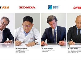 Honda, Piaggio, KTM, dan Yamaha Tandatangani Perjanjian Baterai Motor Listrik Konsorsium Perjanjian Baterai Konsorsium
