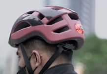 Helm Sepeda Grin Miles ASKI dengan Lampu dan Sein Remote Wireless Helm Sepeda Grin Miles